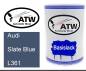 Preview: Audi, Slate Blue, L361: 500ml Lackdose, von ATW Autoteile West.